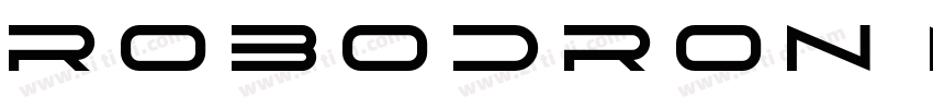 Robodron Medium字体转换